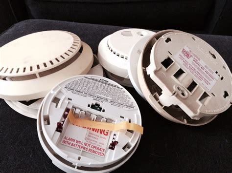 old metal house smoke detector|dispose of smoke detectors.